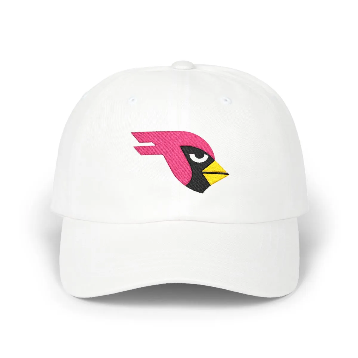 Arizona Football embroidered dad cap in Flamingo, Black & Gold, front view