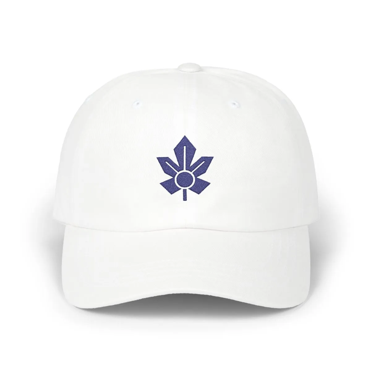 Toronto Hockey embroidered dad cap in Navy, front view